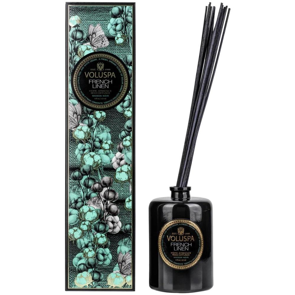imageMaison Noir Collection French Linen by Voluspa for Unisex 6 oz Reed Diffuser