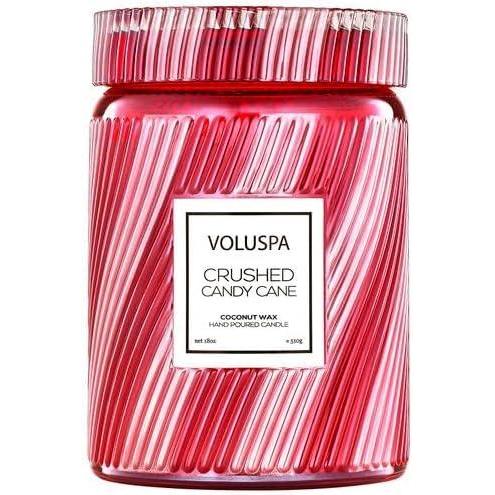 image:imageVoluspa Mokara Orchid Large Candle Jar 18 oz 100 Hour Burn Time All Natural Wicks and Coconut Wax for Clean Burning Vegan Poured in the USA22 Crushed Candy Cane
