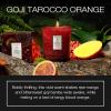 Voluspa California Summers Candle Jar, 9 oz, Coconut Wax Blend, Classic Scented Candles for Home, 60 Hour Burn Time, Poured in The USA(Goji Tarocco Orange)