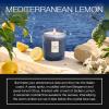 Voluspa California Summers Candle Jar, 9 oz, Coconut Wax Blend, Classic Scented Candles for Home, 60 Hour Burn Time, Poured in The USA(Mediterranean Lemon)