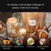 Voluspa Mokara Orchid, Large Candle Jar, 18 oz, 100 Hour Burn Time, All Natural Wicks and Coconut Wax for Clean Burning, Vegan, Poured in the USA(12 – Gilt Pomander & Hinoki)