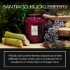 Voluspa Mokara Orchid, Large Candle Jar, 18 oz, 100 Hour Burn Time, All Natural Wicks and Coconut Wax for Clean Burning, Vegan, Poured in the USA(14 – Santiago Huckleberry)