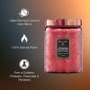 Voluspa Mokara Orchid, Large Candle Jar, 18 oz, 100 Hour Burn Time, All Natural Wicks and Coconut Wax for Clean Burning, Vegan, Poured in the USA(18 – Foraged Wildberry)