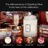Voluspa Mokara Orchid, Large Candle Jar, 18 oz, 100 Hour Burn Time, All Natural Wicks and Coconut Wax for Clean Burning, Vegan, Poured in the USA(19 – Sparkling Cuvee)