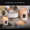 Voluspa Mokara Orchid, Large Candle Jar, 18 oz, 100 Hour Burn Time, All Natural Wicks and Coconut Wax for Clean Burning, Vegan, Poured in the USA(2 – Santal Vanille)