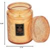 Voluspa Mokara Orchid, Large Candle Jar, 18 oz, 100 Hour Burn Time, All Natural Wicks and Coconut Wax for Clean Burning, Vegan, Poured in the USA(21 – Spiced Pumpkin Latte)