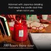 Voluspa Mokara Orchid, Large Candle Jar, 18 oz, 100 Hour Burn Time, All Natural Wicks and Coconut Wax for Clean Burning, Vegan, Poured in the USA(3 – Goji Tarocco Orange)