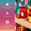 Voluspa Mokara Orchid, Large Candle Jar, 18 oz, 100 Hour Burn Time, All Natural Wicks and Coconut Wax for Clean Burning, Vegan, Poured in the USA(3 – Goji Tarocco Orange)
