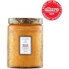 Voluspa Mokara Orchid, Large Candle Jar, 18 oz, 100 Hour Burn Time, All Natural Wicks and Coconut Wax for Clean Burning, Vegan, Poured in the USA(4 – Baltic Amber)
