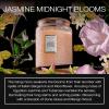 Voluspa Mokara Orchid, Large Candle Jar, 18 oz, 100 Hour Burn Time, All Natural Wicks and Coconut Wax for Clean Burning, Vegan, Poured in the USA(8 – Jasmine Midnight Blooms)
