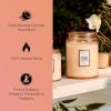 Voluspa Mokara Orchid, Large Candle Jar, 18 oz, 100 Hour Burn Time, All Natural Wicks and Coconut Wax for Clean Burning, Vegan, Poured in the USA(8 – Jasmine Midnight Blooms)