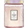 Voluspa Mokara Orchid, Large Candle Jar, 18 oz, 100 Hour Burn Time, All Natural Wicks and Coconut Wax for Clean Burning, Vegan, Poured in the USA(15 – Panjore Lychee)