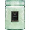 Voluspa Mokara Orchid, Large Candle Jar, 18 oz, 100 Hour Burn Time, All Natural Wicks and Coconut Wax for Clean Burning, Vegan, Poured in the USA(17 – White Cypress)