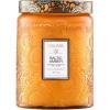 Voluspa Mokara Orchid, Large Candle Jar, 18 oz, 100 Hour Burn Time, All Natural Wicks and Coconut Wax for Clean Burning, Vegan, Poured in the USA(4 – Baltic Amber)