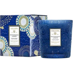 Voluspa California Summers Candle Jar, 9 oz, Coconut Wax Blend, Classic Scented Candles for Home, 60 Hour Burn Time, Poured in The USA(Mediterranean Lemon)