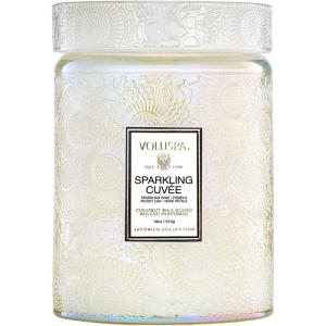 Voluspa Mokara Orchid, Large Candle Jar, 18 oz, 100 Hour Burn Time, All Natural Wicks and Coconut Wax for Clean Burning, Vegan, Poured in the USA(19 – Sparkling Cuvee)