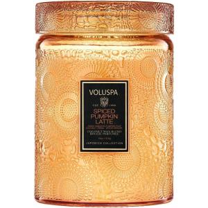 Voluspa Mokara Orchid, Large Candle Jar, 18 oz, 100 Hour Burn Time, All Natural Wicks and Coconut Wax for Clean Burning, Vegan, Poured in the USA(21 – Spiced Pumpkin Latte)