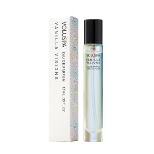Voluspa Vanilla Visions Eau de Parfum, 10 ml Gourmand Perfume, 4 Plus Hour Longevity, Travel Size Vanilla, Amber and Sandalwood Fragrance(Vanilla Visions)